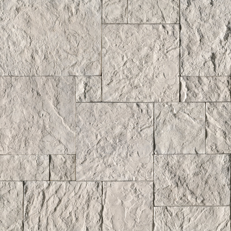 Cottonwood White Varying Length Loose Veneer Wall Tile - MSI Collection closeup view