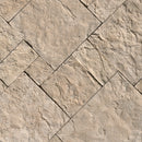 Oakwood Beige Varying Length Loose Veneer Wall Tile - MSI Collection angle view