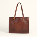 Loyal West Mivva Handtooled Medium Bag - Brunette Leather