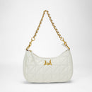Loyal West JOE QUILTED NAPPA LEATHER BAG-WHITE