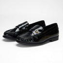 Loyal West LEATHER LOAFERS - BLACK