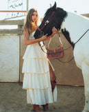 Loyal West Dannia Large Purse - Saddle Brown
