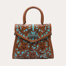 Loyal West Leon Mini Handle Purse - Whiskey & Water
