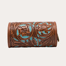 Loyal West Canyon Jewellery Case Handtooled Leather - Whiskey & Water