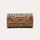 Loyal West Canyon Jewellery Case Handtooled Leather - Whiskey & Water