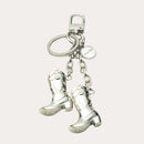 Loyal West Boots Bag Charm - Concho Silver