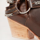 Loyal West Raven Canyon Booties In Calfskin
