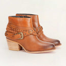 Loyal West Marlene Ankle Booties In Calfskin