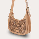 Handtooled Dannia Medium Purse - Slant Form
