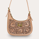 Handtooled Dannia Medium Purse - Slant Form