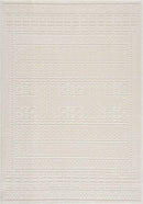 Bahar Cream Washable Area Rug