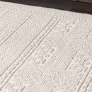 Bahar Cream Washable Area Rug