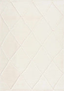 Amani White Washable Area Rug