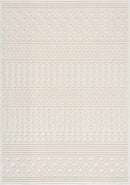 Drago White Washable Area Rug