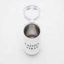Ladies First Champagne Tumbler with Fliptop Lid | Stainless Steel Insulated Flute