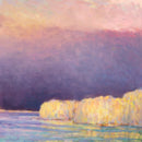 Lake Haze - Yellow - Limited Edition Canvas Print
