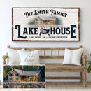 Personalized Lake House Sign