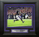 Lamar Jackson High-Stepping Touchdown Baltimore Ravens 8" x 10" Framed Football Photo