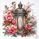 Lantern in Bloom Counted Cross Stitch Kit by Magic Needle 70-44