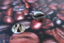Large Coffee Bean Lapel Pin