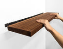 Thick Oak Floating Shelves in 60" to 84" lengths