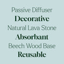 Lava Rock Passive Diffuser