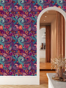 Elegant Multicolored Pattern Wallpaper