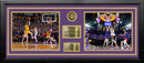 LeBron James Scoring Records Los Angeles Lakers 8x10 Framed Basketball Photo with Engraved Autograph