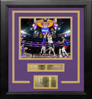 LeBron James 1st Player to Score 40,000 Points LA Lakers 8x10 Framed Photo with Engraved Autograph