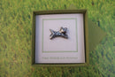 Leaping Dog Lapel Pin