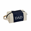Leatherette/Canvas Navy Travel Kit