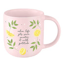 Lemon Trend | "Gratitude" Pink GIft Mug | 18oz
