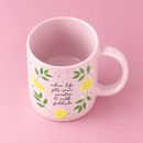 Lemon Trend | "Gratitude" Pink GIft Mug | 18oz