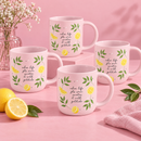Lemon Trend | "Gratitude" Pink GIft Mug | 18oz