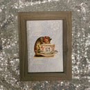 Let Me Lick It Vintage Kitty Framed Wall Art Print | GetBullish Original Quote Sign