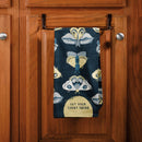 Let Your Light Shine Gothic Moth Dish Cloth Towel
