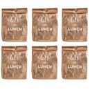 Let's Do Lunch Washable Paper Insulated Bag in Rose Gold | Pack of 6