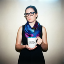 Let's Pretend It's 1993 Glossy Ceramic Mug in Teal and White