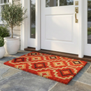 Lhasa Kilim - Red Coir Doormat