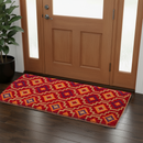 Lhasa Kilim - Red Coir Doormat