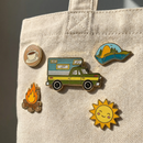 Life Is Better When Camping Enamel Pin