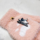 Life Is Better with Coffee Books Cats Pin for Jackets and Bags