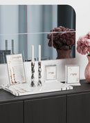 Leatherite Artwork Matchbox - Blush Rose
