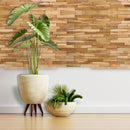 Clearwater Natural Teak 3D Wall Panels - (13 sq ft)