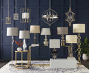 Zell Gold Crystal Table Lamp - Clearance