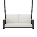 East Green Linden Porch Swing With Cushions