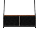 East Green Linden Porch Swing With Cushions