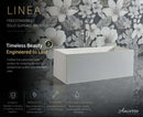 Linea Freestanding Solid Surface Bathtub