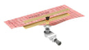 EVOLUX LINEAR DRAIN & STRAINER GOLD