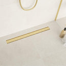 EVOLUX LINEAR DRAIN & STRAINER GOLD